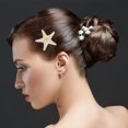 thumbnail image 4 of unbranded 6Ud Sea Star Bobby Pin Beige Barra De Decorativa Y Sofisticada, 4 of 6