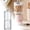 B, variant on Cotton Swab Qtip Holder Clear Acrylic Bathroom Storage Jars with Lids Stackable Transparent Small Items Organizer for Cotton Pads Sponges Toothbrush Heads Vanity Use
