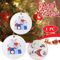 thumbnail image 1 of Fiudx Ofertas del día 2020 Inicio Pegamento de vidrio personalizado Decoración navideña Regalo Colgante de regalo, 1 of 6