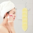 thumbnail image 3 of Unique Bargains 5 Pcs Compressed Facial Sponge Teardrop-shaped Reusable Cleansing Puff Yellow, 3 of 5