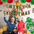 thumbnail image 1 of serony Christmas Decoration Balloons Banner Set Banners Sequin Balloons Bells Party Props Set, 1 of 8