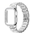 thumbnail image 1 of Funda y correa ostentosa para Apple Watch, pulsera de Metal de diamante para iWatch series 8, 3, 5, 6, se, 7, 40mm, 44mm, 41mm, 45mm, 38mm, 42mm, 40mm, 1 of 4