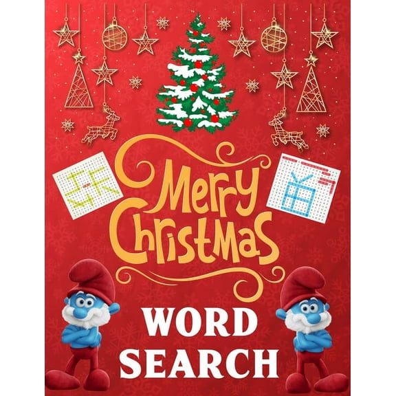 Merry christmas word search.: Easy Large Print word search Puzzle Book for Adults, Kids & Everyone for the 25 Days of Ch, (Paperback)