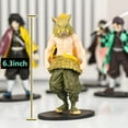 thumbnail image 2 of Demon Slayer Figura de acción Set Figuras 6 PCS Set 63 pulgadas Zenitsu Inosuke Tanjiro Nezuko Tomioka Shinobu Figura coleccionable Regalos Decoración, 2 of 8