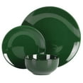 thumbnail image 3 of Unbranded Hunter Green 12-Piece Round Stoneware Dinnerware Set, 3 of 4