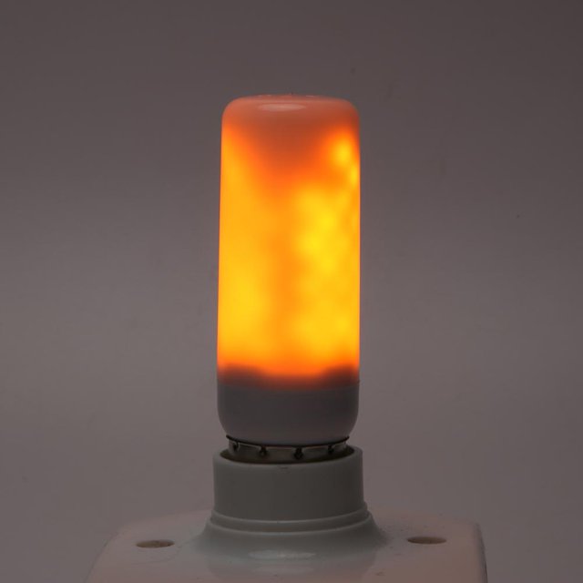Lámpara 7W E27 E14 LED Efecto de llama Bombilla 85-265V de decoración de emulación parpadeante