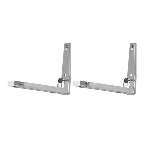 Soporte para Horno Microondas, Estante para Montaje en Pared, Soporte para Microonda, Soporte para Pared, Estante para Microonda, Plegado, Ahorra Espacio en El Hogar para