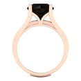 thumbnail image 4 of Clara Pucci 18K Rose Gold 3.39 Natural Onyx Engraveable Engagement Ring + Wedding Band Set, 4 of 7
