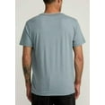 thumbnail image 6 of RVCA Men's Slim Fit Red Stitch Peak Graphic T-Shirt Flint Stone Blue-XL, 6 of 7
