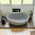 thumbnail image 5 of ALFI brand ABCO63TUB 63" Solid Concrete Gray Matte Oval Bathtub, 5 of 9