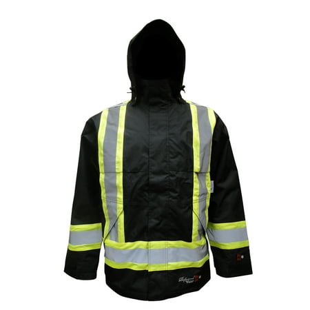 Big Men's Professional Insulated Journeyman 300D Trilobal Rip-stop FR Rain (Best Waterproof Insulated Jacket)