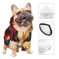 thumbnail image 3 of Sikiie Colorful Art Dog Dog Hoodie,Dog Clothes,Dog Sweatshirt ,Dog Shirt, Dog Clothes for Puppy Kitten Small Dogs Cats-XX-Large, 3 of 7