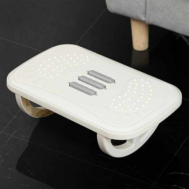 Reposapiés de oficina | Reposapiés de altura ajustable con nódulos de masaje para circulación y comodidad | Soporte ligero para los pies bajo el escritorio | 37,5x23x12 cm | 1 Pack