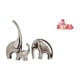 thumbnail image 1 of Estatua de de cerámica, figuritas de , escultura para decoración del hogar, adorno familiar de animales con escultura de ciervo de re, 1 of 8