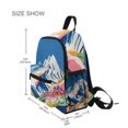 thumbnail image 3 of FORMRS School Backpack with Front Zippered Pocket 12" Student Travel Daypack, Abstract Snow Mountain, 3 of 6