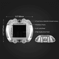 thumbnail image 2 of 1PCS Solar Horseshoe Road Stud Light - Blanco - Siempre encendido MFZFUKR CPB-US-DYP702-3, 2 of 5