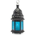 thumbnail image 1 of Zingz & Thingz 37438 Blue Moroccan Candle Lantern, 1 of 1