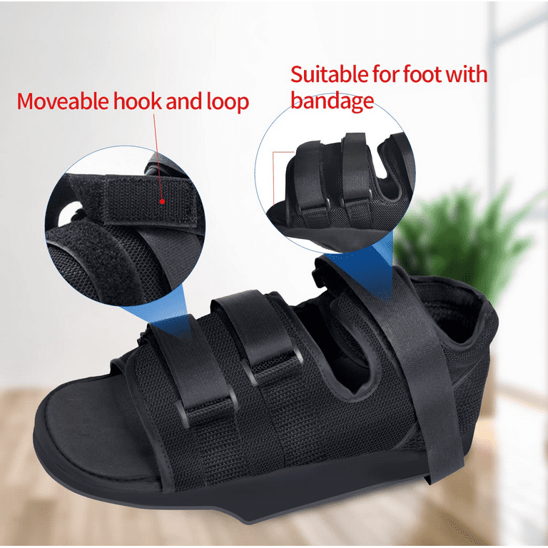 Kids Pediatric Post Op Shoe- Square Toe Fracture Shoe for Foot Injury