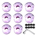 thumbnail image 1 of 8pcs Skateboard Wheels LED Light Up Replacement Wheels Longboard Wheel Set 78A PU Cushion Wheel for Long Board Double Row Skating and Skateboard Accessories, 1 of 6