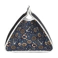thumbnail image 3 of Lsque Nautical Printed Long Tissue Box Cover Holder, Facial Paper Organizer Dispenser,Triangle with Bottom Belt, PVC Leather Decorative Organizer, 3 of 9