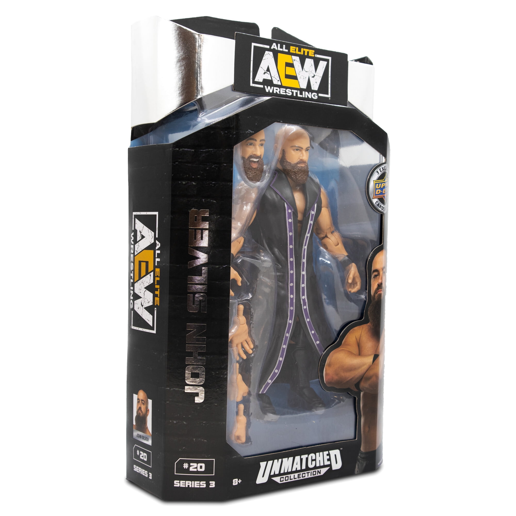 AEW Unmatched - All Elite Wrestling - 6 inch John Silver