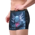 thumbnail image 5 of Cauagu Heart Axolotl Print Boxer Briefs for Men,Comfortable Breathable Men's Underwear Moisture Wicking Underpants -Large, 5 of 8