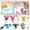 G004- Style D, variant on Interactive Play, Pet Calming Toys, Corncob Fabric, Corduroy Plush, Squeaky Toys, Small Dog Toys, Kitten Toys, Pet Gift, Pet Stocking Stuffer, Off-White, 1 Pc