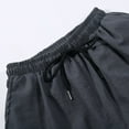 thumbnail image 4 of PMVFHDE Girls Cargo Pants Casual Jogger Elastic Waist With Pockets Grey,12-13 Years, 4 of 8