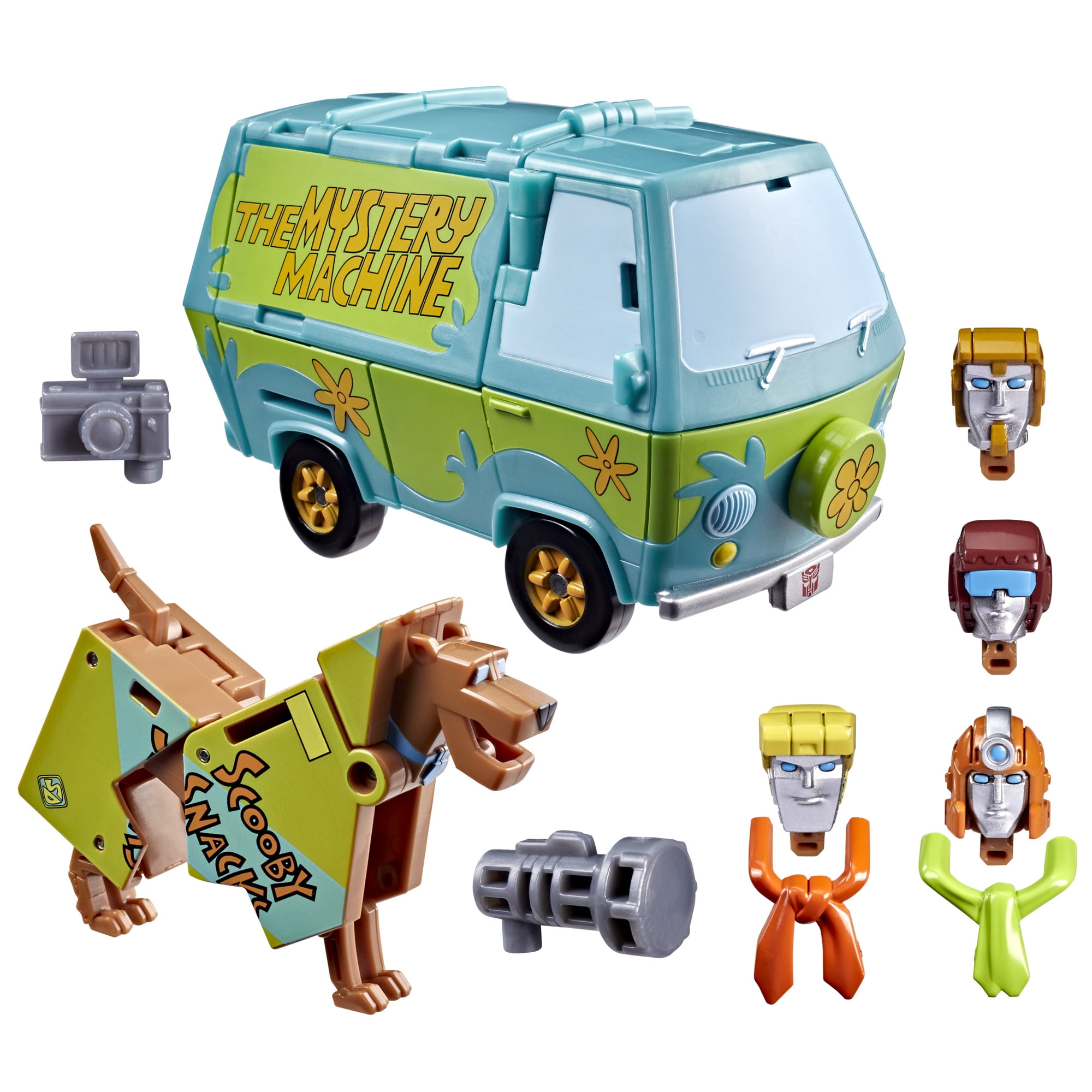 Transformers Toys Scooby Doo Mysterious Prime & Automutt Action Figures, 8+