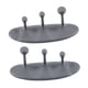thumbnail image 3 of Empuñaduras para levantamiento de pesas, almohadillas para barra, empuñaduras antideslizantes para entrenamiento, barras de dominadas Gris, 3 of 9