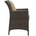 thumbnail image 2 of Modway Conduit Outdoor Patio Wicker Rattan Dining Armchair, Multiple Colors, 2 of 3