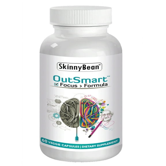 Skinny Bean OUT SMART Neurotrophic DMAE Neurotrophic Capsules for Focus and Memory