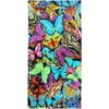 Kaufman Colorful Butterflies Beach and Pool Towel, 30"x 60" -2 PK