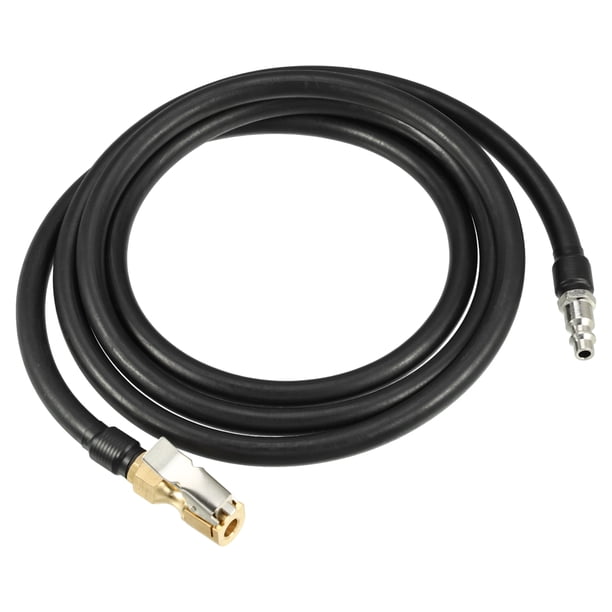 Adaptador de manguera de inflador de aire universal de 200 cm de longitud, manguera de extensión para válvula de neumático