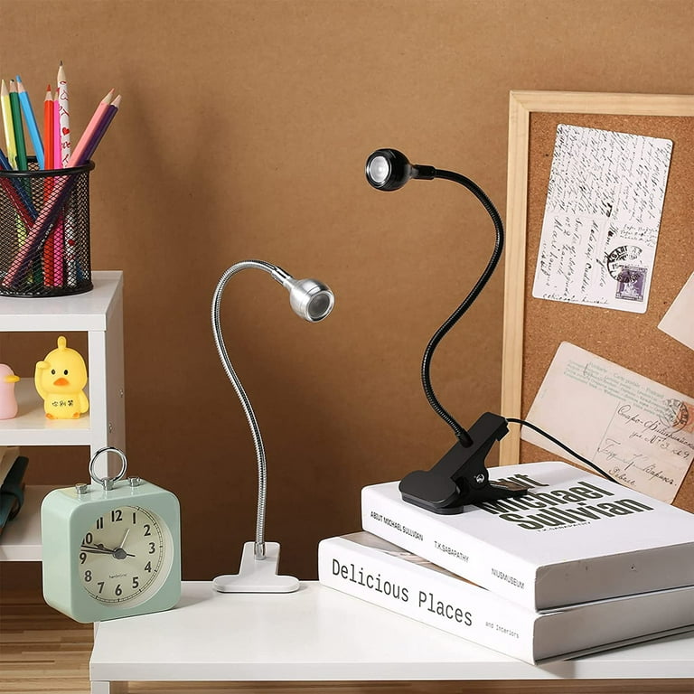 Ledander 395nm UV LED Mini Desk Light, Mini Desk Lamp Clip, Portable  Gooseneck Light for Outdoor Gel Nail Drying 