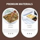 thumbnail image 3 of Bolso de almuerzo de doble capa Bolsa de almacenamiento de alimentos espesos portátiles de bento de bento, 3 of 5