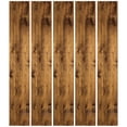 thumbnail image 1 of 5pcs Peel and Stick Floor Planks Decorative Floor Sticker Wood Grain Floor Tile Decal, 1 of 8
