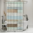 thumbnail image 2 of Yellow Shower Curtain for Bathroom Abstract Yellow Gray Watercolor Shower Curtain Set with Hooks Contemporary Oil Panting Fabric Waterproof Shower Curtains 72x72inches, 2 of 6