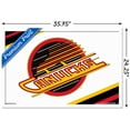 thumbnail image 3 of NHL Vancouver Canucks - Retro Logo 19 Wall Poster, 22.375" x 34" Framed, 3 of 6