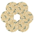 thumbnail image 2 of 6 Pcs Abstract Daisy Floral Drink Coasters with Holder Absorbent Coaster Sets Cup Heat-Resistant Hot Pads Mats for Bar Table Protection, 2 of 7
