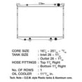 thumbnail image 2 of CSF 2834 1 Row Plastic Tank Aluminum Core Heavy Duty Radiator, 2 of 2