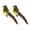 Yellow, variant on Dserhfy 2Pcs Artificial Bird Ornaments Realistic Looking Adorable Appearance Polystyrene Simulation Bird Ornament Backyard Statues Decor for Home