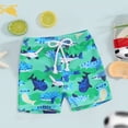 thumbnail image 2 of TOWED22 Toddler Swim Trunks Baby Boy Bathing Suit Quick Dry Kids Swimsuits Boys Board Shorts Kids Swim Shorts Boys' Swimwear Green,12-18 M, 2 of 4