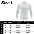 thumbnail image 2 of Men's UPF 50+ Long Sleeve Compression Shirts, Water Sports Rash Guard Base Layer, Athletic Shirt, 2 of 5