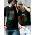 thumbnail image 4 of T-REX LOVE His & Hers Valentine's Day Heart LO-VE Matching Couples T-Shirts LO Black Medium / VE Black Small, 4 of 7