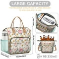 thumbnail image 5 of Pioneer Flower Floral Print Pattern Womens Lunch Box for Work,Insulated Large Lunch Bag for Tween and Teen,Loncheras Para Mujer,Leakproof Adult Lunch Bag for Work,Beach,Travel,Picnic,Camping, 5 of 7