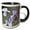Black/White, variant on 3drose, Lavender Iris Flowers - Spring Photography, 11oz Magic Transforming Mug