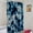 Ethnic Tie Dye 2 Blue2, variant on Starfish Coral Reef Shower Curtain - 70"x70" Nautical Coastal Ocean Creatures Beach Retro Fabric Durable Bathroom Decor Includes Hooks