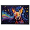 thumbnail image 2 of American Hairless Terrier Dog Canvas Van Gogh Starry Night Wall Art Gifts Canvas Wall Art Frame Music Artist Customized Canvas Framed Photo Art Work For The Bedroom(Gifts For Dog Lover ), 2 of 6
