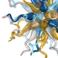 thumbnail image 3 of Longree 6-Light Art Deco Adjustable Height LED Multicolor Circular Indoor Pendant Light, 3 of 8